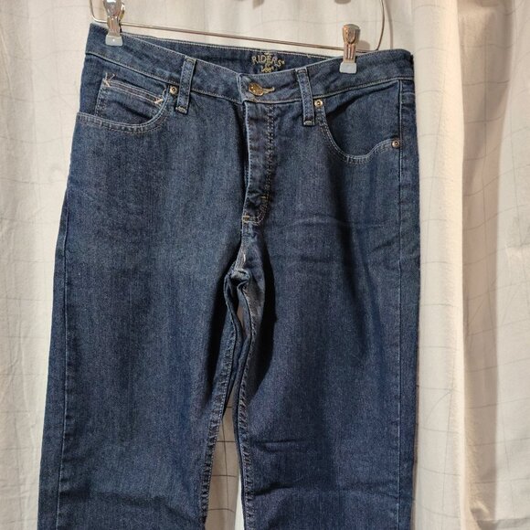 Lee Rider Blue Jeans, Ladies size 8M, relaxed fit - Picture 1 of 8